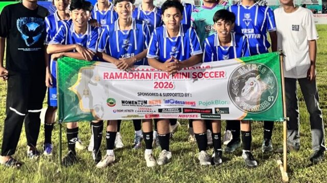 Gol Tunggal Abdul Bawa Tunjungans Bungkam South FC di Kridosono Ramadhan Fun Soccer Night 2026