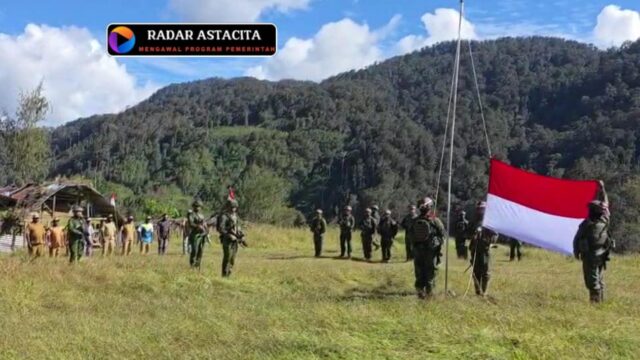 MERAH PUTIH BERKIBAR DI UGIMBA, MENEMBUS BATAS KETERISOLASIAN PAPUA